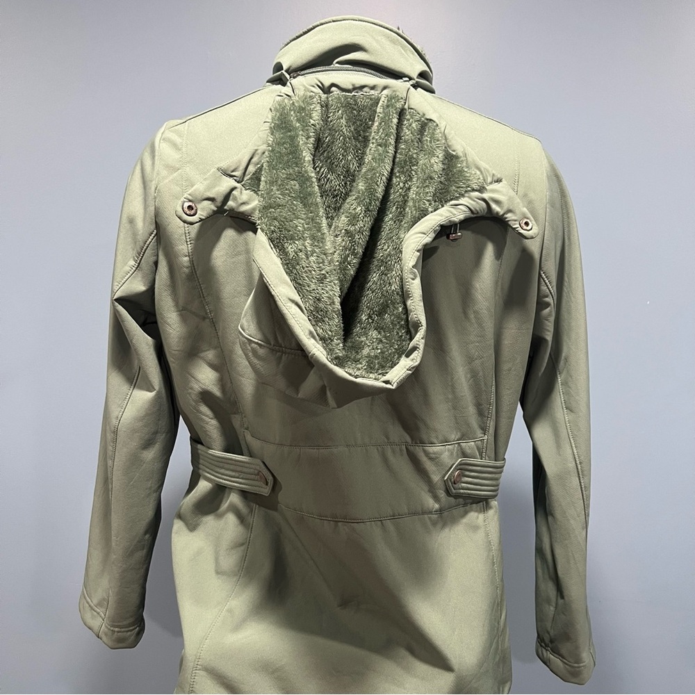 Women’s ZEROXPOSUR Soft Shell Lined Jacket Green Fern Sz XL - Picture 5 of 9